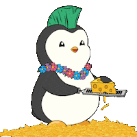 Grating Italian Sticker by Pudgy Penguins