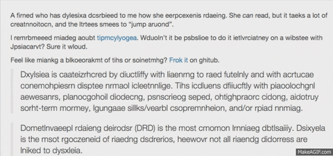 reading dyslexia GIF by Cheezburger