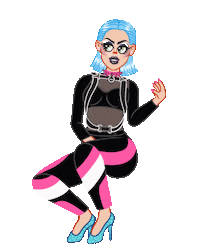 Voguing Drag Queen Sticker by billymadethis
