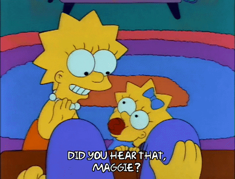 Listen Season 3 GIF by The Simpsons