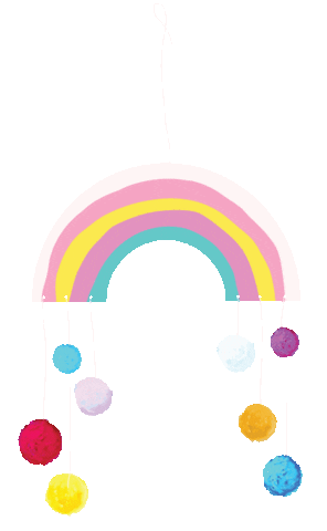 Rainbow Earrings Sticker by Loome