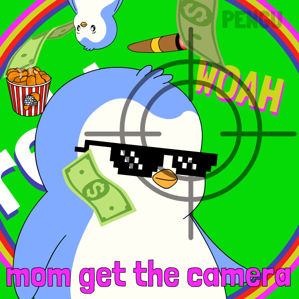 Penguin Wow GIF by Pudgy Penguins