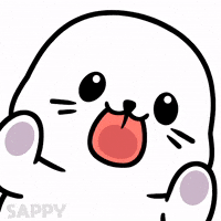 Miss You Flirt GIF by Sappy Seals