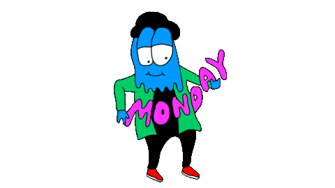 Monday Sticker by deladeso