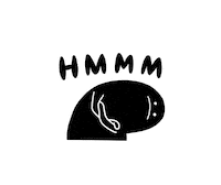 影 悩む Sticker by graniph