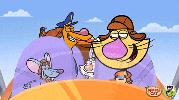 pbskids excited travel yay fly GIF