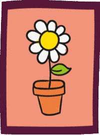Back To School Flower GIF by Tiny Minies