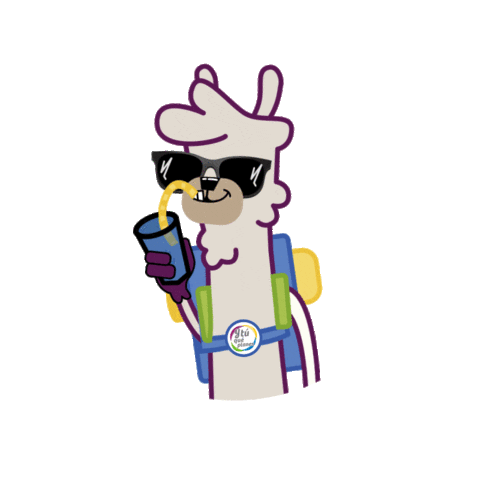 Llama Sticker by Y Tú Qué Planes