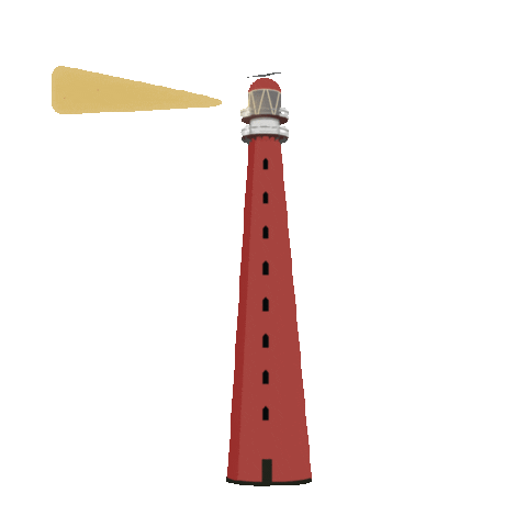 Den Helder Lighthouse Sticker by Reclamebureau Den Helder