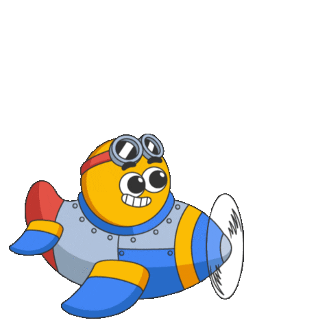 Airplane Flying Sticker by Filta