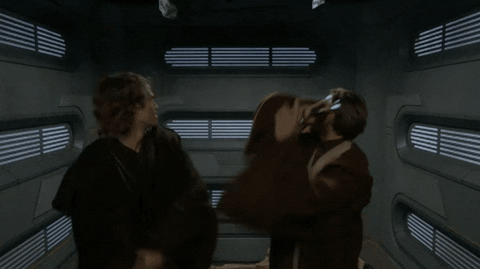 Mullanada giphyupload star wars anakin obi wan GIF