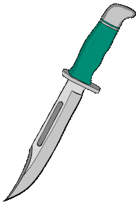 elizabethpiperboard pastel knife grunge blade Sticker