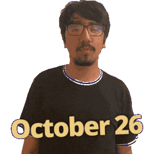 October 26 Sticker