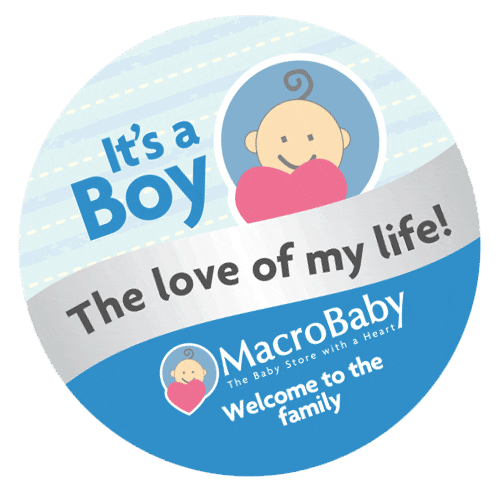 Baby Boy Sticker by macrobaby