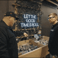 Point Out Let The Good Times Roll GIF by Exclusive Brands