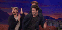 grant gustin running GIF by Team Coco