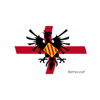 FermaCat catalunya fenix independencia sant jordi Sticker