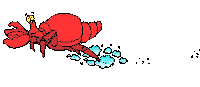 lobster running STICKER