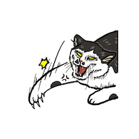 Angry Fight Sticker