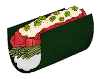 Sushi Temaki Sticker by Nami Nori