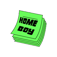 Home Message Sticker by BIMBA Y LOLA