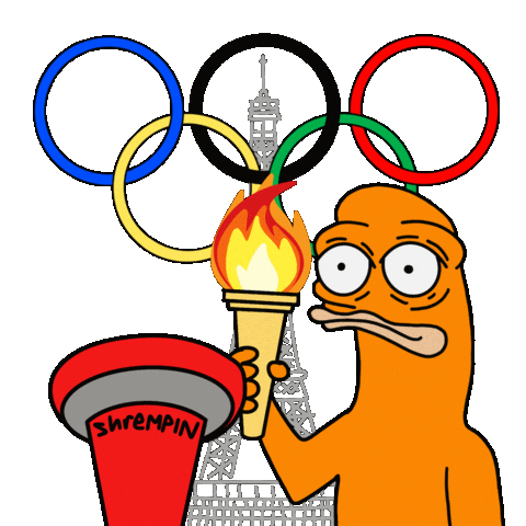 Olympic Torch Fire Sticker by shremps
