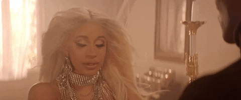 be careful GIF by Cardi B