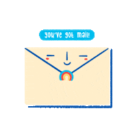 Youve Got Mail Rainbow Sticker