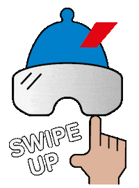 Swipe Up Read This Sticker by Ski amadé - Austrias greatest skiing paradise