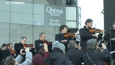 Strike Violin GIF by euronews