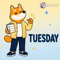 Crypto Tuesday GIF by BONK