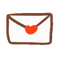 Letter てがみ Sticker