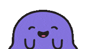Happy Ube Sticker by Bad Oven