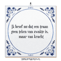 Spreuk Troost Sticker by Tegelspreuken.nl