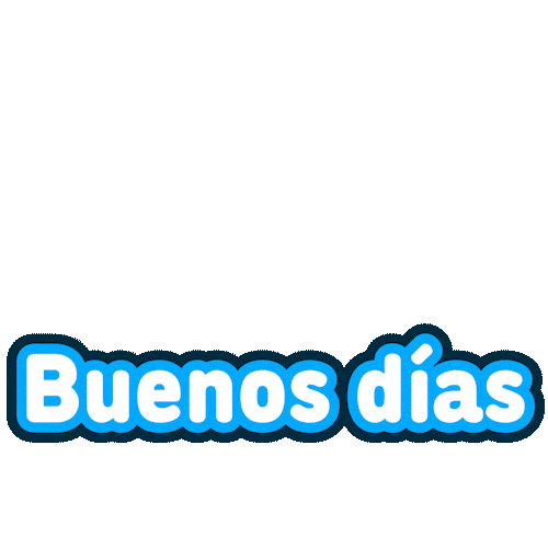 Good Morning Buenos Dias Sticker by Pocoyo