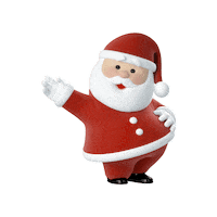 Santa Sticker by Tiendas Universal