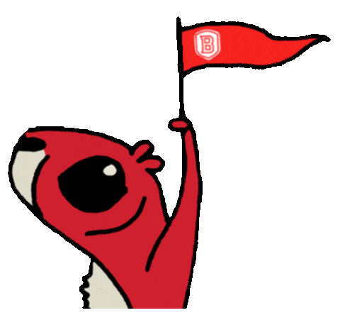 Squirrel Sticker by Bradley University