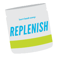 Replenish Lemon Lime Sticker by Burn Boot Camp