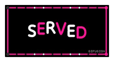 Fashion Serve Sticker