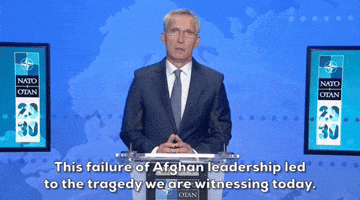 Jens Stoltenberg Afghanistan GIF by GIPHY News