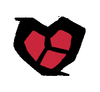 In Love Heart Sticker