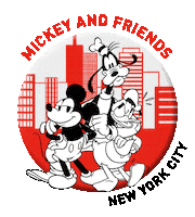 New York Disney Sticker by Mickey Mouse