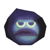 Sad Video Art Sticker