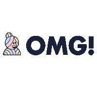 ohmygarn omg gunda strikke strikking Sticker