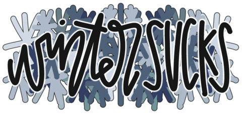 LexieAF giphyupload snow winter cold Sticker
