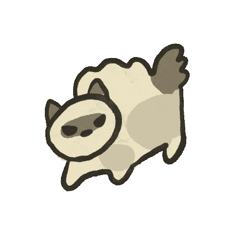 Angry Cat Sticker