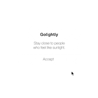 golightlygallery mood reminder sunlight notification Sticker
