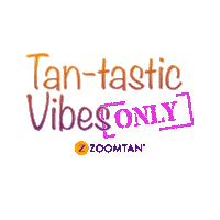 Vibes Tanning Sticker by Zoom Tan