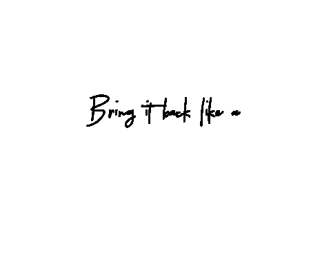 Bring It Back Boom Sticker