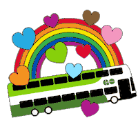 Rainbow Love Sticker by GO Transit